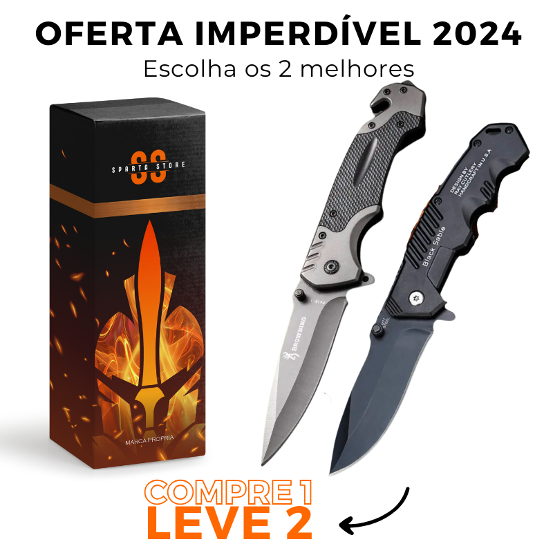 (COMPRE 1 LEVE 2) Monte seu Kit de Dois Canivetes + FRETE GRÁTIS