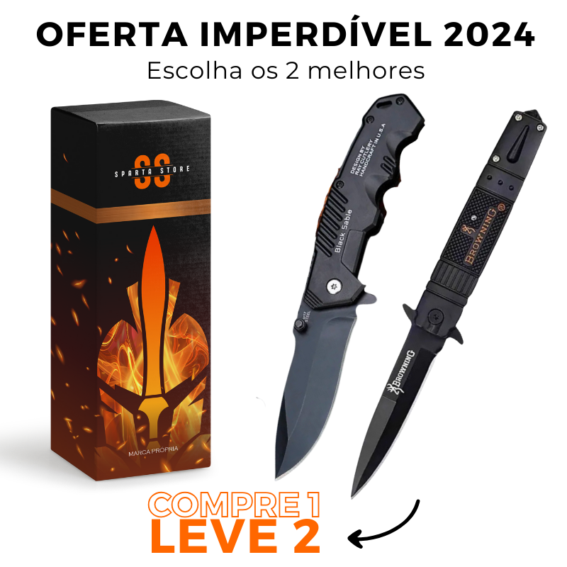 (COMPRE 1 LEVE 2) Monte seu Kit de Dois Canivetes + FRETE GRÁTIS