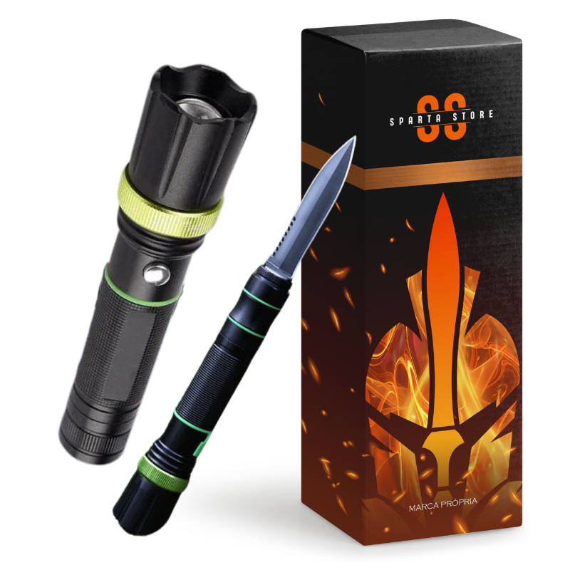 Lanterna Multi Espartana® - Kit completo de sobrevivência