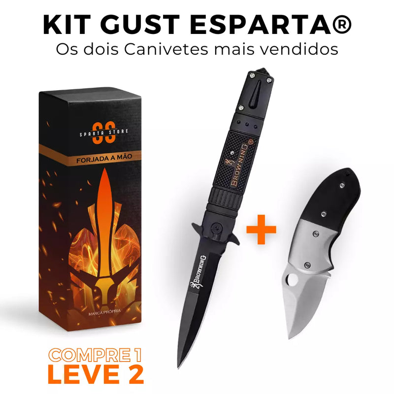 (COMPRE 1 LEVE 2) Kit Gust Esparta™ • Frete Grátis