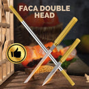 Faca Double Head - 100% Forjada à Mão