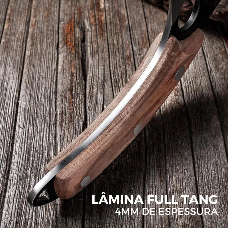 Faca Titan Esparta™ • 100% Forjada à Mão (+BAINHA GRÁTIS)
