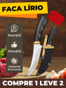 (COMPRE 1 LEVE 2 + BAINHAS) Mini Faca mais Famosa do Mundo - Faca Lírio Esparta