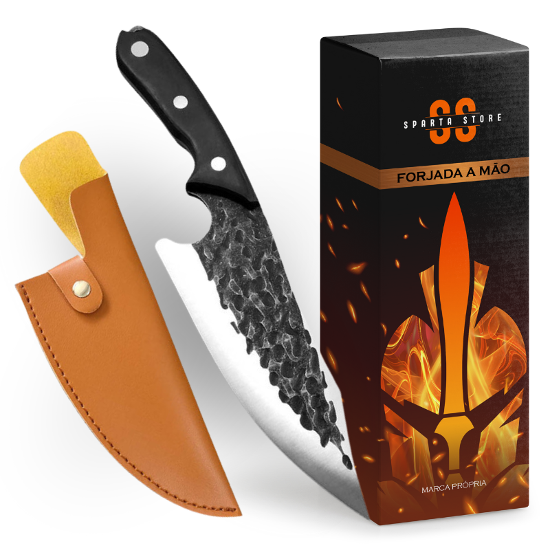 Faca Diamond Esparta • 100% Forjada à Mão