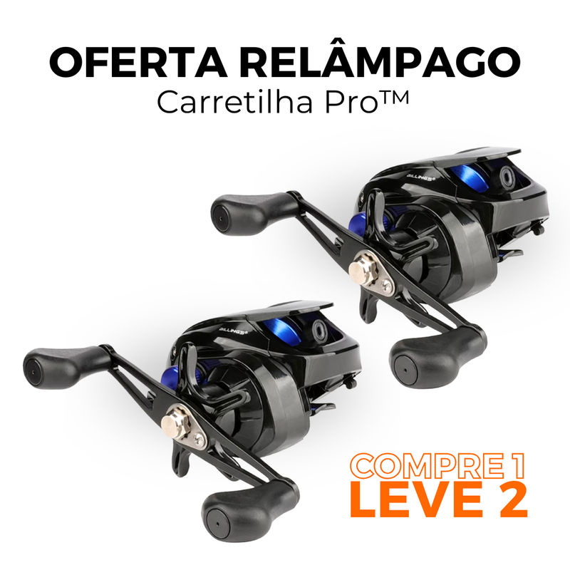 Carretilha Pro Esparta™ • Compre 1 LEVE 2 (+ FRETE GRÁTIS)