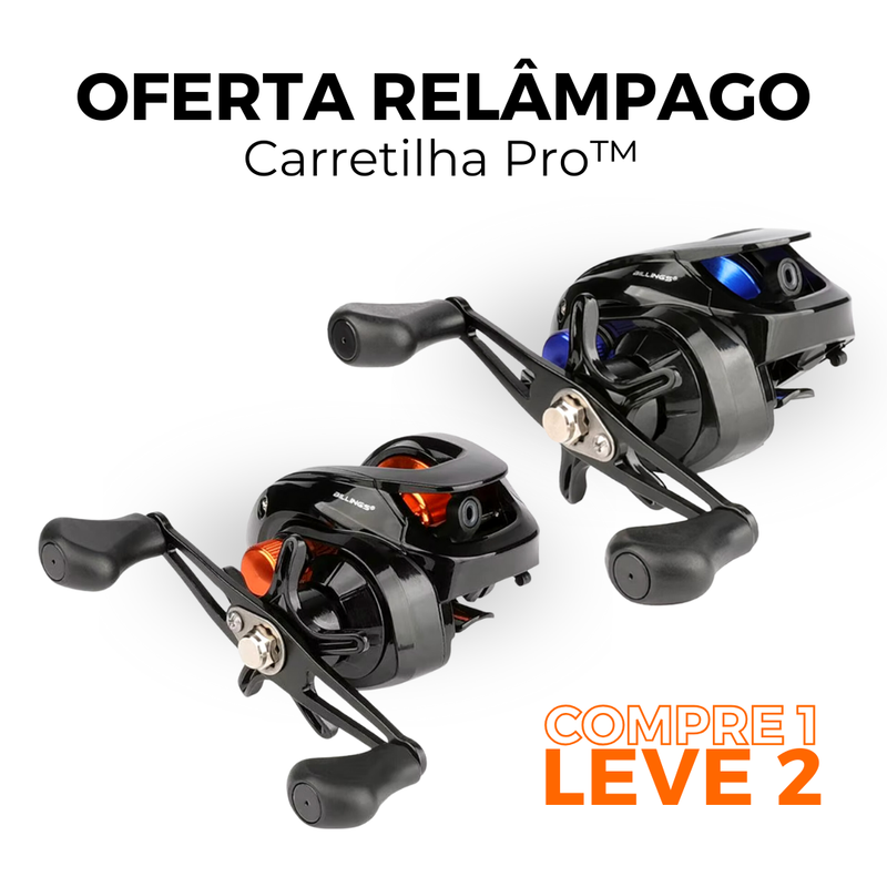 Carretilha Pro Esparta™ • Compre 1 LEVE 2 (+ FRETE GRÁTIS)