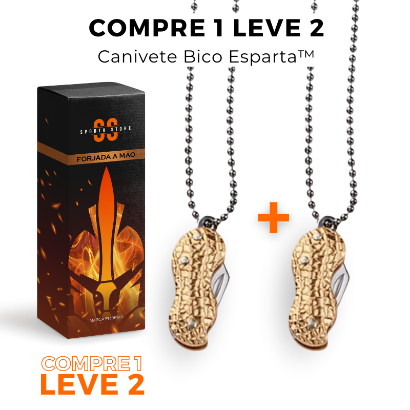 Canivete Bico Esparta • Compre 1 LEVE 2 (+FRETE GRÁTIS)