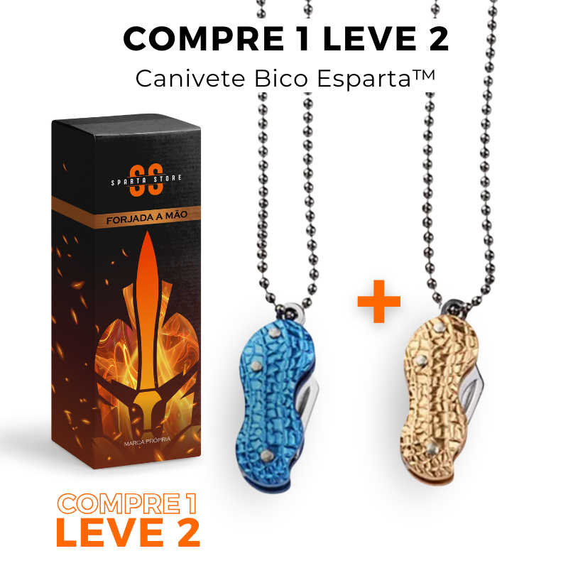 Canivete Bico Esparta • Compre 1 LEVE 2 (+FRETE GRÁTIS)