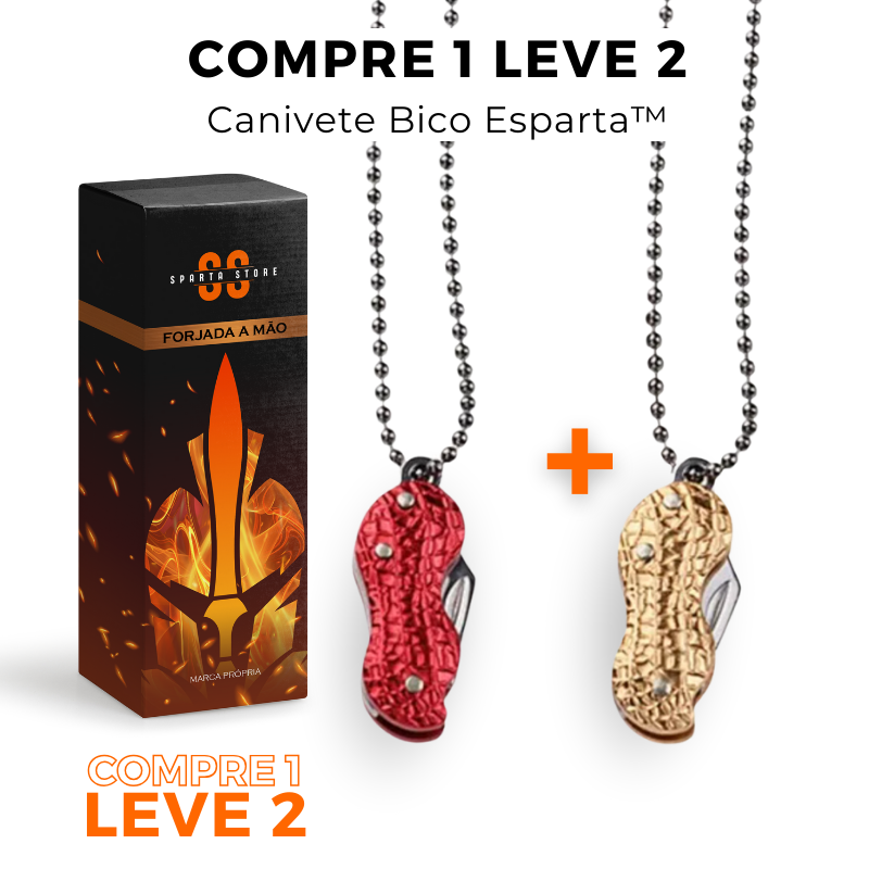 Canivete Bico Esparta • Compre 1 LEVE 2 (+FRETE GRÁTIS)