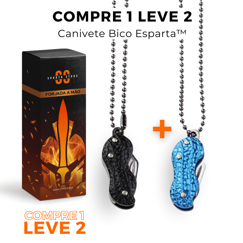 Canivete Bico Esparta • Compre 1 LEVE 2 (+FRETE GRÁTIS)