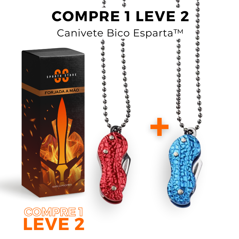 Canivete Bico Esparta • Compre 1 LEVE 2 (+FRETE GRÁTIS)