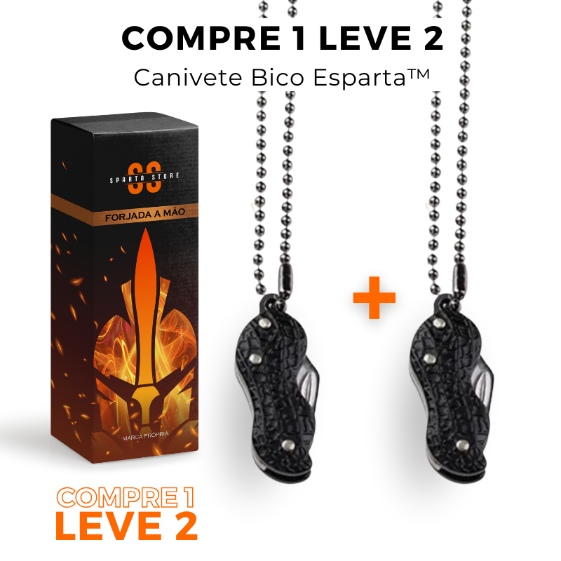 Canivete Bico Esparta • Compre 1 LEVE 2 (+FRETE GRÁTIS)