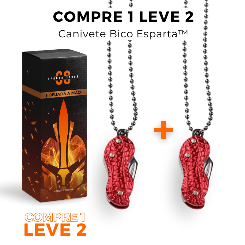 Canivete Bico Esparta • Compre 1 LEVE 2 (+FRETE GRÁTIS)