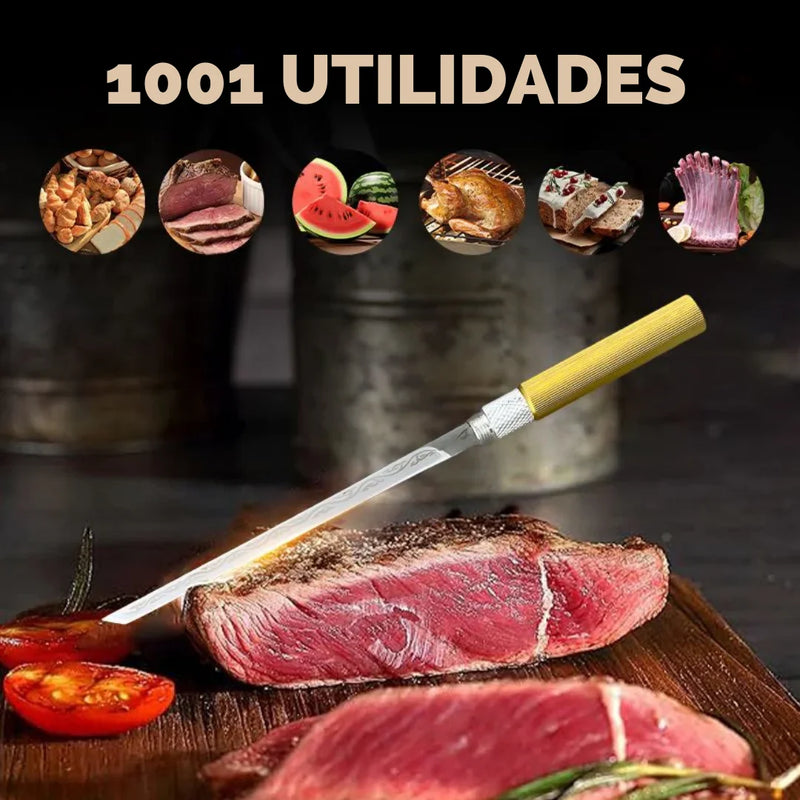 Faca Double Head - 100% Forjada à Mão