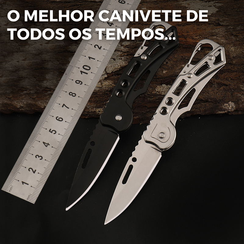 Canivete Lumin Esparta™ • 100% Aço Inox (COMPRE 1 LEVE 2)