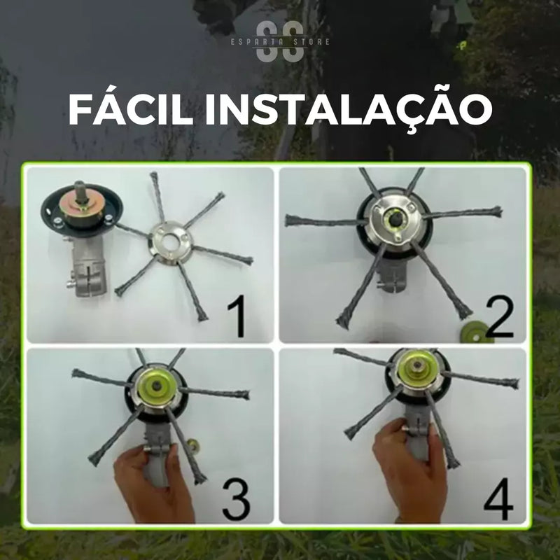 [PAGUE 1 LEVE 2] Disco de Aço para Roçadeira • Turf Esparta™