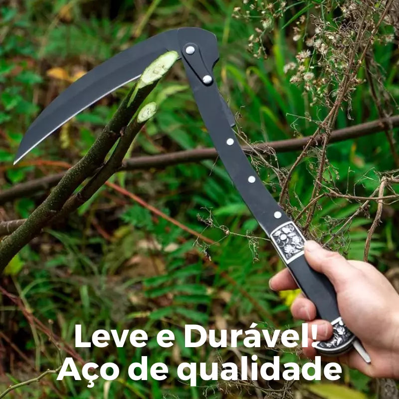 Foice Portátil Esparta • Brinde Exclusivo (+ FRETE GRÁTIS)