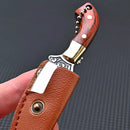 [OFERTA LIMITADA] Combo Mini Faca Lotus Forjada à Mão • Compre 1 Leve 2 + Bainha Grátis