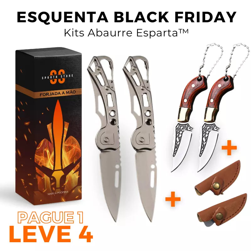 [Compre 1 LEVE 4] Kit Abaurre Esparta • 2 Lótus + 2 Lumin