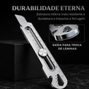 (COMPRE 1 LEVE 2) TitaniumTool • Estilete 6 em 1 de Inox Puro