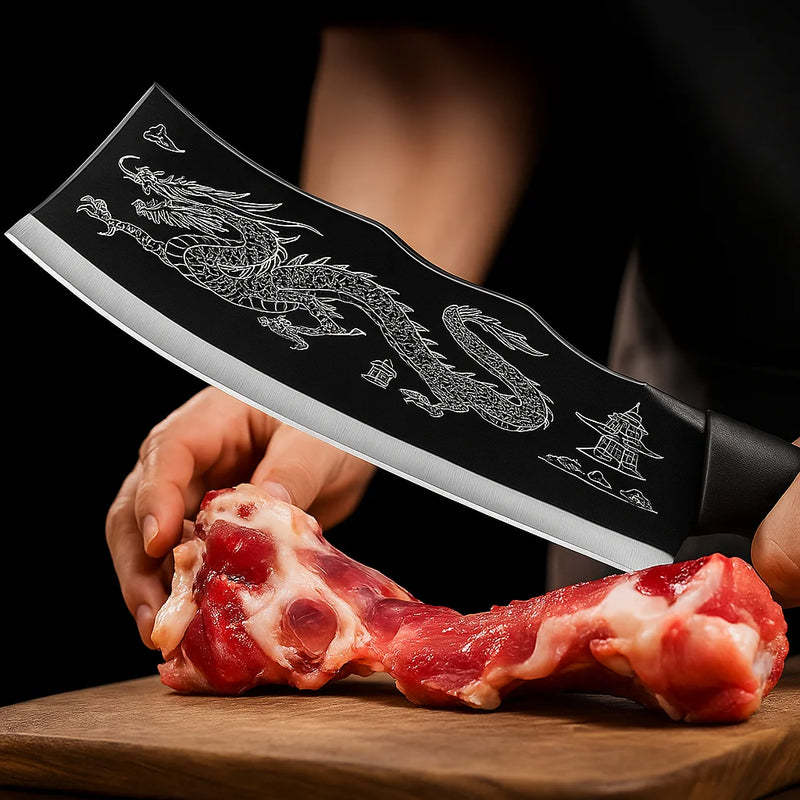 Faca Japonesa Forjada à Mão - Faca Drak Esparta™ (+BAINHA GRÁTIS)