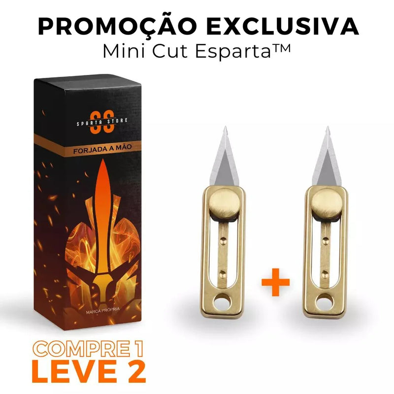 (COMPRE 1 LEVE 2) Mini Canivete Portátil • MiniCut Esparta™