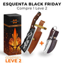 (COMPRE 1 LEVE 2 + BAINHAS) Kit Heroic Esparta™ - Faca Drak + Faca Apollo