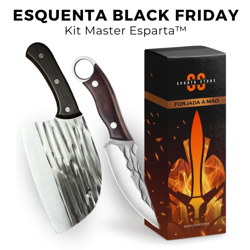 Kit Master Esparta • Facas Apollo + Infinity (+FRETE GRÁTIS)