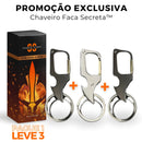 (PAGUE 1 LEVE 3) Chaveiro Faca Secreta • Chaveiro + Canivete Escondido