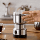 TitaniumBlend™ • Moedor Elétrico Multifuncional de Café, Grãos e Especiarias em Aço Inox com 4 Lâminas