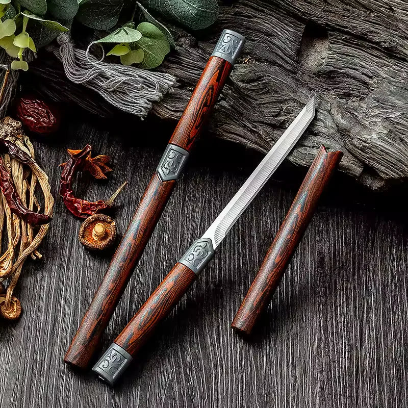 (COMPRE 1 LEVE 2 + BAINHAS) Combo Faca Artesanal Feng Ultra Afiada • 100% Forjada a Mão