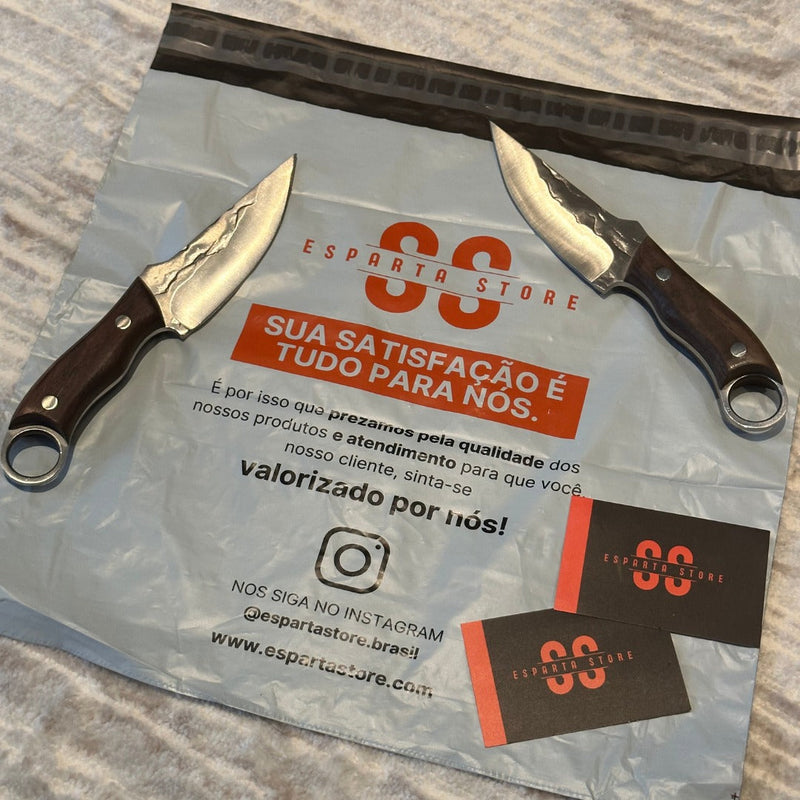 Kit Épico Esparta™ • 100% Forjadas à Mão (+BAINHAS GRÁTIS)