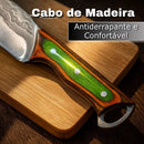 Cutelo Esmeralda Esparta™ • Cutelo Profissional Aço Inox + Bainha Grátis