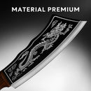 Faca Japonesa Forjada à Mão - Faca Drak Esparta™ (+BAINHA GRÁTIS)