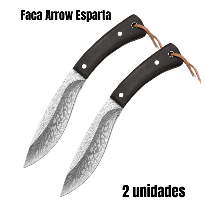 Faca Arrow Esparta - Faca Japonesa Forjada a Mão (FRETE GRÁTIS)