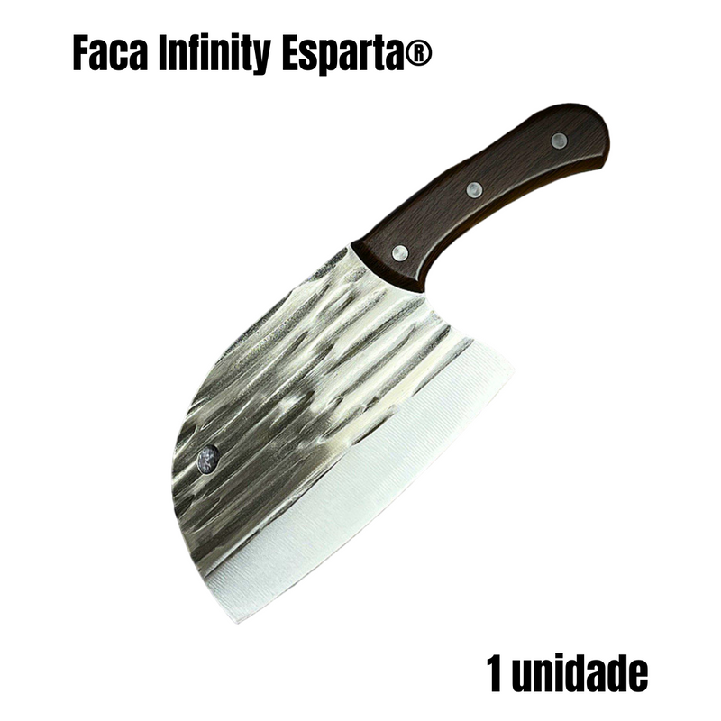 Faca Infinity Esparta™ • 100% Forjada à Mão (+FRETE GRÁTIS ATÉ 23:59)